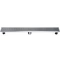 Alfi Brand 32" Modern SS Linear Shower Drain W/ Groove Lines ABLD32D